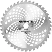 Akcesoria do kos i kosiarek - GRAPHITE Tarcza widiowa do kosy spalinowej 255 x 25,4 mm 40 Z do zarośli - miniaturka - grafika 1