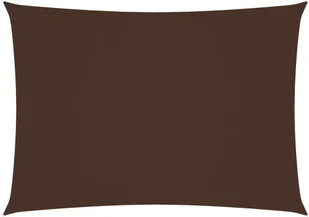 vidaXL Prostokątny żagiel ogrodowy z tkaniny Oxford, 2x4 m, brązowy 135807 - Parasole ogrodowe - miniaturka - grafika 2