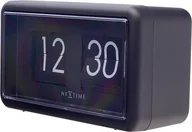 Zegary - Nextime Zegar ścienny lub stołowy Small Flip czarny 5228ZW - miniaturka - grafika 1