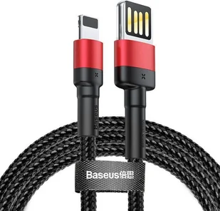 Baseus Kabel CALKLF-G91 (USB 2.0 M - Lightning M; 1m; kolor czarno-czerwony) 2_231079 - Kable USB - miniaturka - grafika 2