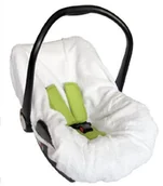 Akcesoria do fotelików - BAMBISOL Poszewka na poduszkę do frotte bambisol Baby miska, grupa 0/0 +, kolor: biały - miniaturka - grafika 1