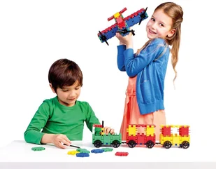 Clicstoys Wiaderko 8 w 1 - Klocki - miniaturka - grafika 2