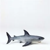 Figurki dla dzieci - Bullyland 67410  figurka do gry, White Hai, ok. 16 cm - miniaturka - grafika 1