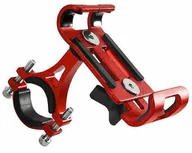 Akcesoria rowerowe - Nieznany Uniwersalny aluminiowy uchwyt rowerowy Z-07 - Czerwony - miniaturka - grafika 1