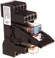 Sterowniki i przekaźniki - Siemens Przekaźnik przemysłowy kompletny 4P 24V DC na szynę 35mm z sygnalizacją LED AgNi LZS:PT5A5L24 - miniaturka - grafika 1