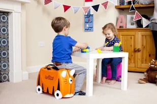 Trunki JEŻDŻĄCA WALIZECZKA JEŹDZIK 2w1 TRUNKISAURUS TRU-R066 - Walizki dla dzieci - miniaturka - grafika 5