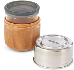 black+blum LUNCH BOWL POJEMNIK NA LUNCH 0,45L SREBRNY MIGDAŁOWY TWORZYWO SZTUCZNE STAL NIERDZEWNA SZKŁO b3GR-LB-S014 - Lunch boxy - miniaturka - grafika 3