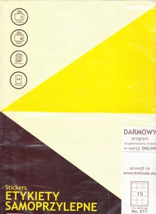 Grand Etykiety uniwersalne 70x50/15 białe (100) - Etykiety samoprzylepne i bloki etykiet - miniaturka - grafika 2