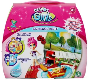 Moose BEADOS ZESTAW BARBEQUE GRILL IMREZA W OGRÓDKU Z LALECZKAMI - Zabawki kreatywne - miniaturka - grafika 3