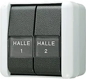 Wyłączniki światła i elektryczne - Jung 805 NAW serii przełącznik kołyskowy - miniaturka - grafika 1