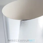 Pudła i kartony archiwizacyjne - Galeria papieru Papier Karton ozdobny LUSTRZANY SREBRNY A4 300g opakowanie 10 arkuszy - miniaturka - grafika 1