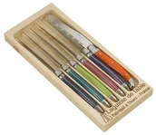 Noże kuchenne - Laguiole Jean Dubost Jean Laguiole Dubost 97131 Nóż do steków, 6 sztuki, London Mix 97131 - miniaturka - grafika 1