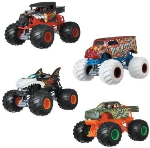Mattel Hot Wheels Monster Trucks Pojazd 1:24 FYJ83 p4 cena za 1szt. ZB-109893 - Samochody i pojazdy dla dzieci - miniaturka - grafika 2