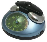 Zegary - Atrix Budzik sweep z melodią i dzwonkami /niebieski 992BL - miniaturka - grafika 1