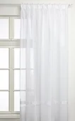 Zasłony - Linder 0360/10/343 bordiura firanka, długie, liści, dąb marszczoną taśmą, 180 x 240 cm, biały 0360 /10/343/180 x 240 - miniaturka - grafika 1