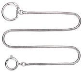 Akcesoria turystyczne - Herbertz Uni łańcuszek wężyk z pierścieniem, nóż, szary, M 1010141810 - miniaturka - grafika 1