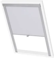 Rolety - vidaXL Roleta zaciemniająca, biała, MK04 - miniaturka - grafika 1