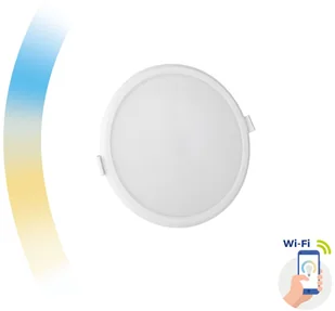 Spectrum Inteligentna oprawa sufitowa podtynkowa kwadratowa LED SMART Algine 12W Wi-Fi CCT DIMM SLI038019CCT - Systemy inteligentnych domów - miniaturka - grafika 5