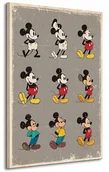 Wyposażenie pokoiku dziecięcego - Disney Ewolucja Myszki Miki Obraz płótno 85x120 cm - miniaturka - grafika 1