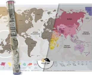 Playprint Polska Mapa zdrapka świata premium - Globusy - miniaturka - grafika 3