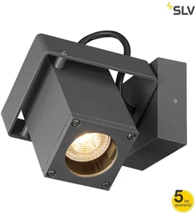 Spotline SLV THEO BRACKET CW zewnętrzna oprawa sufitowa natynkowa i ścienna QPAR51 kolor antracytowy 1004653 - Lampy ogrodowe - miniaturka - grafika 2