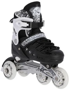 Nils EXTREME NH10905 4w1 CZARNE ROZM. M(35-38) ŁYŻWOROLKI Z WYM. PŁOZĄ HOKEJOWĄ EXTREME 16-25-024 - Rolki - miniaturka - grafika 17