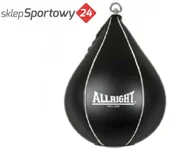 Gruszki treningowe - Allright GRUSZKA BOKSERSKA PODWIESZANA CZARN ZADZWOŃ 600-555-801 ! SW05006 - miniaturka - grafika 1