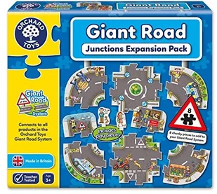 Bigjigs Toys skrzyżowanie, zestaw dodatkowy układanki Wielka Droga - Klocki - miniaturka - grafika 10