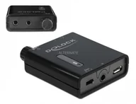 Wzmacniacze słuchawkowe - Delock 64056 Czarny - miniaturka - grafika 1