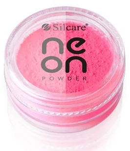 Silcare Pyłek Neon Powder Pink 3g - Ozdoby do paznokci - miniaturka - grafika 2