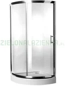 Kabiny prysznicowe - Omnires Health 90x90 transparentne - miniaturka - grafika 1