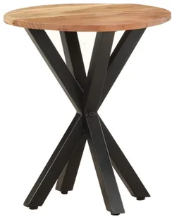 VidaXL Lumarko Stolik boczny, 48x48x56 cm, lite drewno akacjowe 320657 VidaXL - Ławy i stoliki kawowe - miniaturka - grafika 9