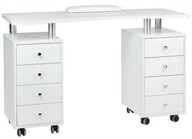 Stoliki do manicure - Beauty System Stolik do manicure BD-3425 BIAŁY BD-3425 BIAŁY - miniaturka - grafika 1