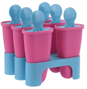 Foremka forma do lodów na patyku lody 6 szt stojak 151702 - Pozostałe akcesoria kuchenne - miniaturka - grafika 3