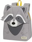 Plecaki - Samsonite Samsonite Happy Sammies - plecak dziecięcy, szary (Raccoon Remy) (szary) - 132076/8735 132076/8735 - miniaturka - grafika 1