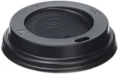 Pozostałe akcesoria kuchenne - Fiesta hw08hl0402 pokrywka do Hot Cups, 8 oz, czarna (50 sztuk) CW715 - miniaturka - grafika 1