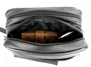 Magre (PL) Saszetka Męska Skórzana Średnia (PL) MIETEK II Skóra Naturalna - Nerki Magre (PL) Saszetka Męska Skórzana Średnia (PL) MIETEK II Skóra Naturalna - Nerki - miniaturka - grafika 4