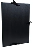 Teczki i skoroszyty - Clairefontaine Clairefontaine teczka z motywem kraft, 50 x 70 cm, 3 tasiemki z 3 klapkami - czarna 38815C - miniaturka - grafika 1