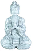 Kinder party - Zen Light Zen'Light SBM2 figura przedstawiająca Buddę podczas medytacji, z kamienia, wymiary 10 x 5 x 12,5 cm, szary SBM2 - miniaturka - grafika 1