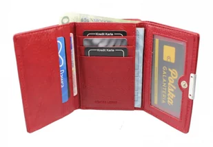 Jennifer Jones Portfel Damski Skórzany 12 cm Klamra I Klapka Skóra Naturalna JJ5234 - Portfele Jennifer Jones Portfel Damski Skórzany 12 cm Klamra I Klapka Skóra Naturalna JJ5234 - Portfele - miniaturka - grafika 4