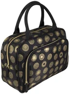 Kosmetyczki, organizery i kuferki - REED REED KOSMETYCZKA TOREBKA CZARNO-ZŁOTA - miniaturka - grafika 1