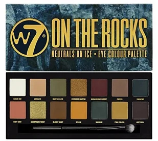 W7 On the rocks, paleta cieni do powiek, 14 kolorów 5060503757745 - Pudry do twarzy - miniaturka - grafika 2