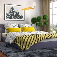 Lampy sufitowe - EULUNA Lampa wisząca Vivien, biała/pomarańczowa - miniaturka - grafika 1