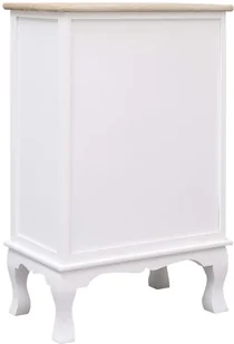 Vida Komoda biała 50x30x80 cm drewniana V-284181 - Komody - miniaturka - grafika 6