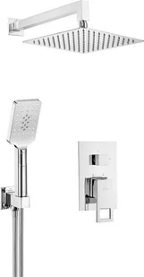 Deante Komplet podtynkowy Anemon Czarny NAC_N9MP - Zestawy prysznicowe - miniaturka - grafika 8