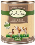 Mokra karma dla psów - Lukullus Natural kaczka i jagnięcina bez zbóż) 6 x 400 g - miniaturka - grafika 1