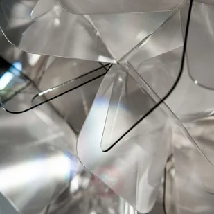 Ekscytująca lampa wisząca CLIZIA, barwy dymu - Lampy sufitowe - miniaturka - grafika 3