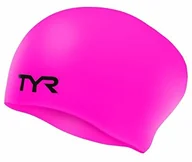 Pływanie - TYR do włosów o długości silikonowy czepek pływacki, wielokolorowa, jeden rozmiar LCSL693_693_One Size - miniaturka - grafika 1