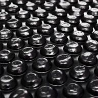 Akcesoria do basenów - vidaXL Pokrywa na basen, czarna, 250 cm, PE - miniaturka - grafika 1