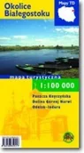 Atlasy i mapy - TD Mapy Okolice Białegostoku Mapa turystyczna 1:100 000 - Lider Serwis - miniaturka - grafika 1